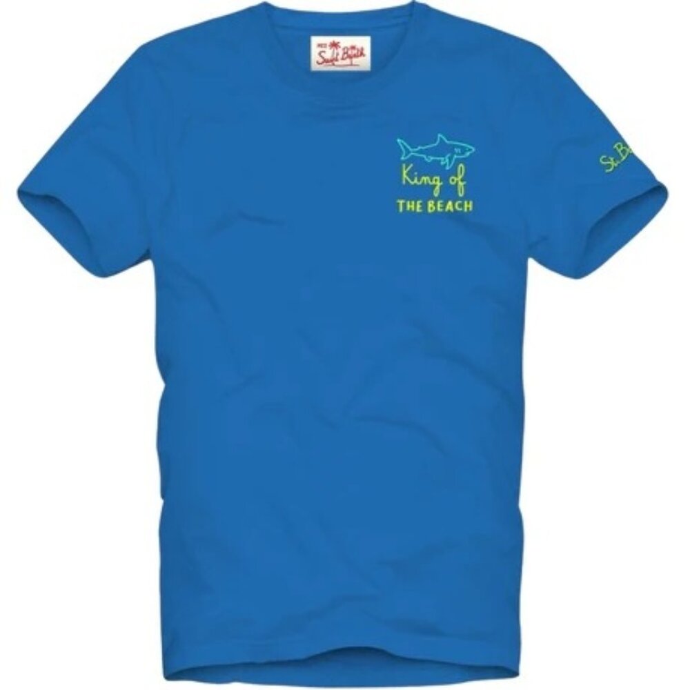 MC2 Saint Barth King of the Beach T-Shirt in Blue